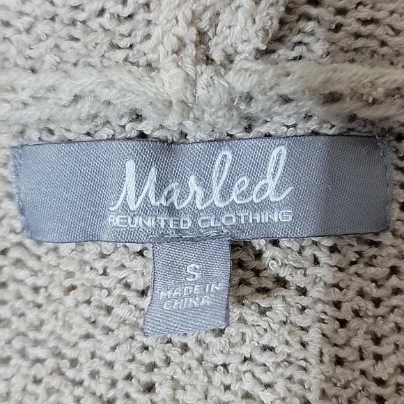 Marled sweater hoodie - Picture 6 of 7